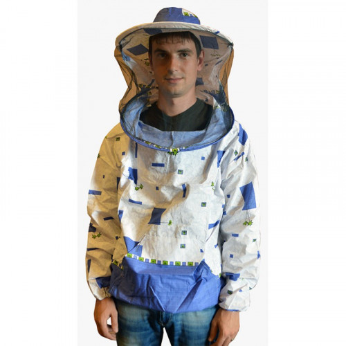 Куртка пчеловода на кольцах (ситец)